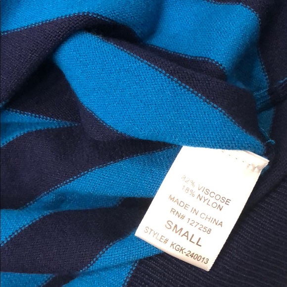 Criss Cross Preppy Stripe Cardi - Picture 4 of 4